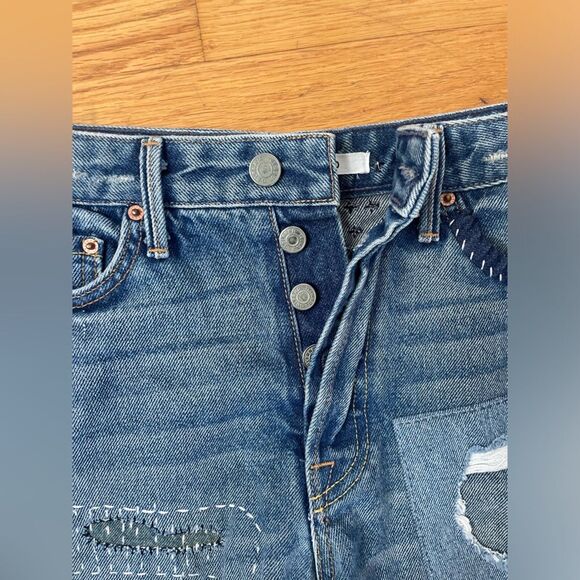 Revolve GRLFRND Cindy High-Rise Short in Island Girl Size 26 - Picture 6 of 9